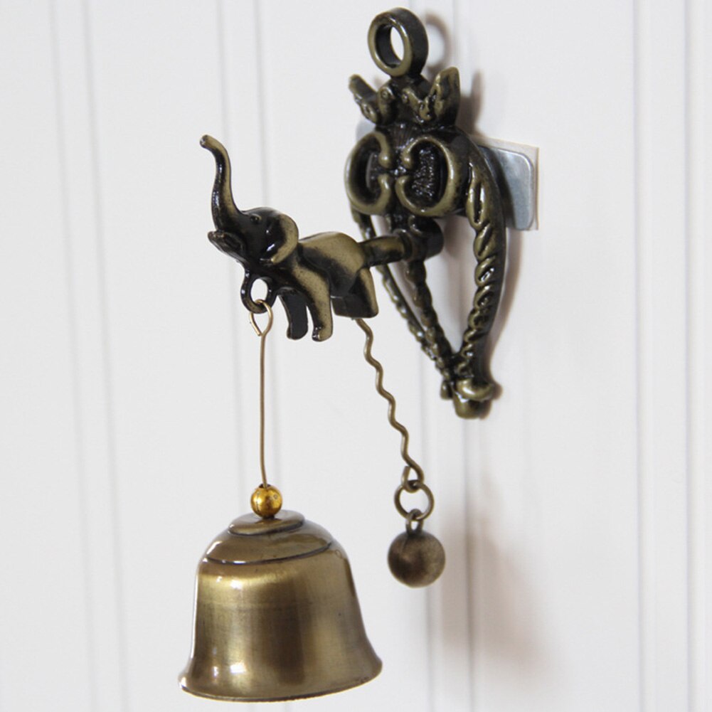 Vintage cheval éléphant hibou en forme de cloche sonnette Halloween porte suspendue décor sonnette porte accessoires déco maison