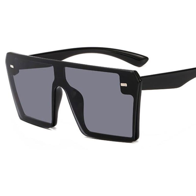 Kantløse overdimensionerede kvinder solbriller firkantede mærke solbriller med stort stel til kvinder  uv400 solbriller oculos masculino