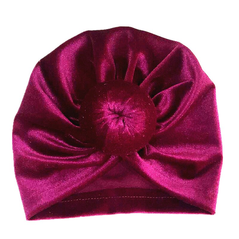 Nightcap Turban Hat Classic Headwear Headscarf Muslim Cap Sleeping Hat Comfortable Unisex Kids Cotton Multicolor Cap