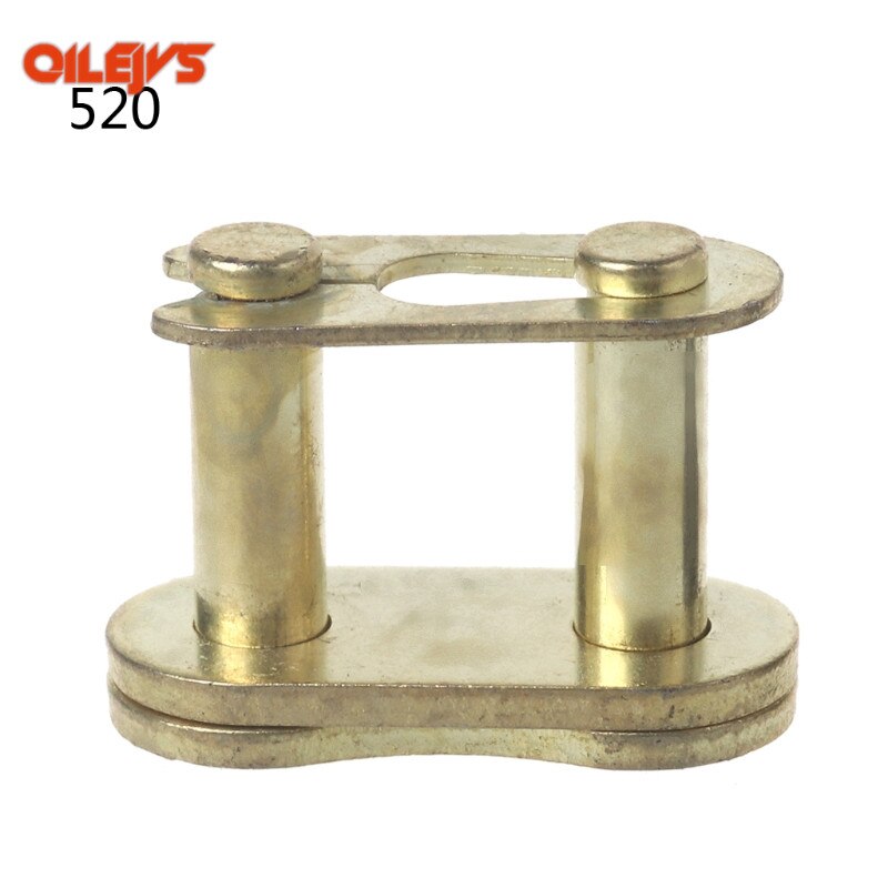 Bil styling gyllene motorcykel kedjespänne ring länk 25h# t8f# 420# 428# 520# 530#: 520