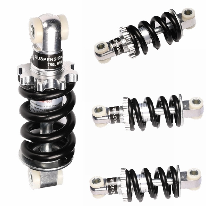 125mm 750Lbs Rear Shock Spring Absorber Suspension E-Bike ATV Scooter Motorcycle