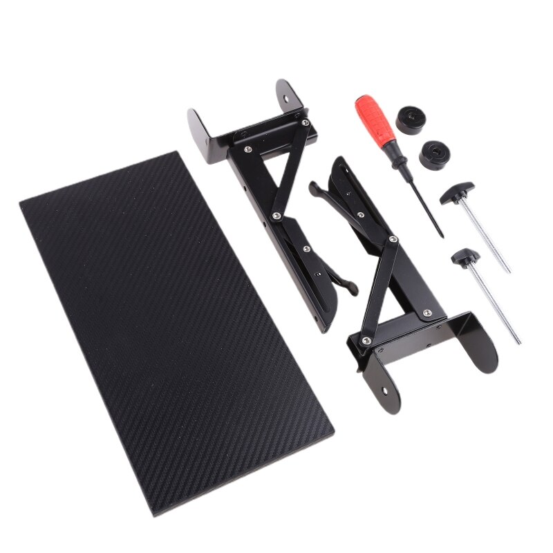 85WD Verstelbare Computer Arm Rest Voor Thuis Bureau Polssteunen Ergonomische Gat Gratis Clamp-On Arm Ondersteuning Release stress