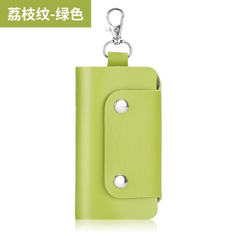16 kleuren leren sleutelhouders huishoudster houders auto sleutelhanger sleutelhanger autosleutelhoes unisex eenvoudige sleuteltas opbergtas: 06