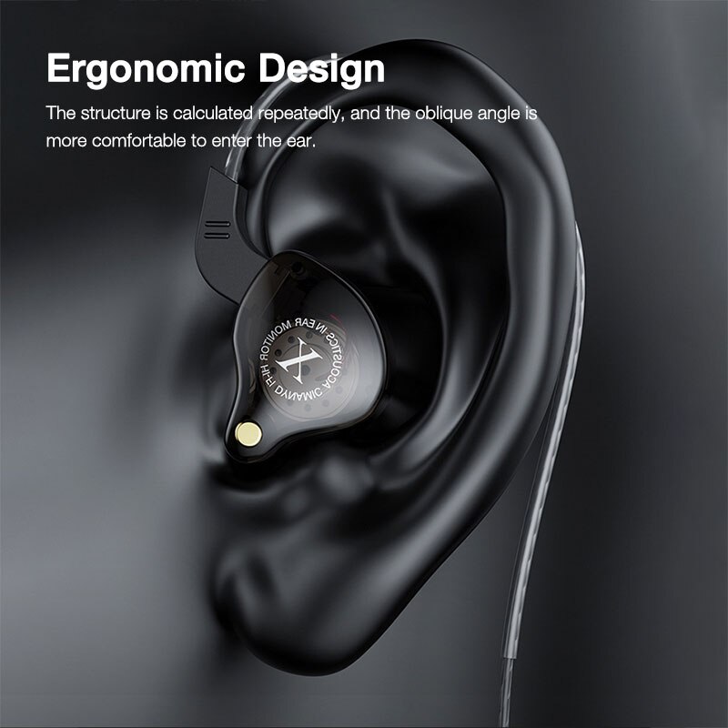 EARDECO Mobile kabelgebundene Kopfhörer für Telefon-Kopfhörer, Super-Bass-Stereo-In-Ear-Kopfhörer mit 3,5-mm-Mikrofon, Ohrhörer mit Geräuschunterdrückung