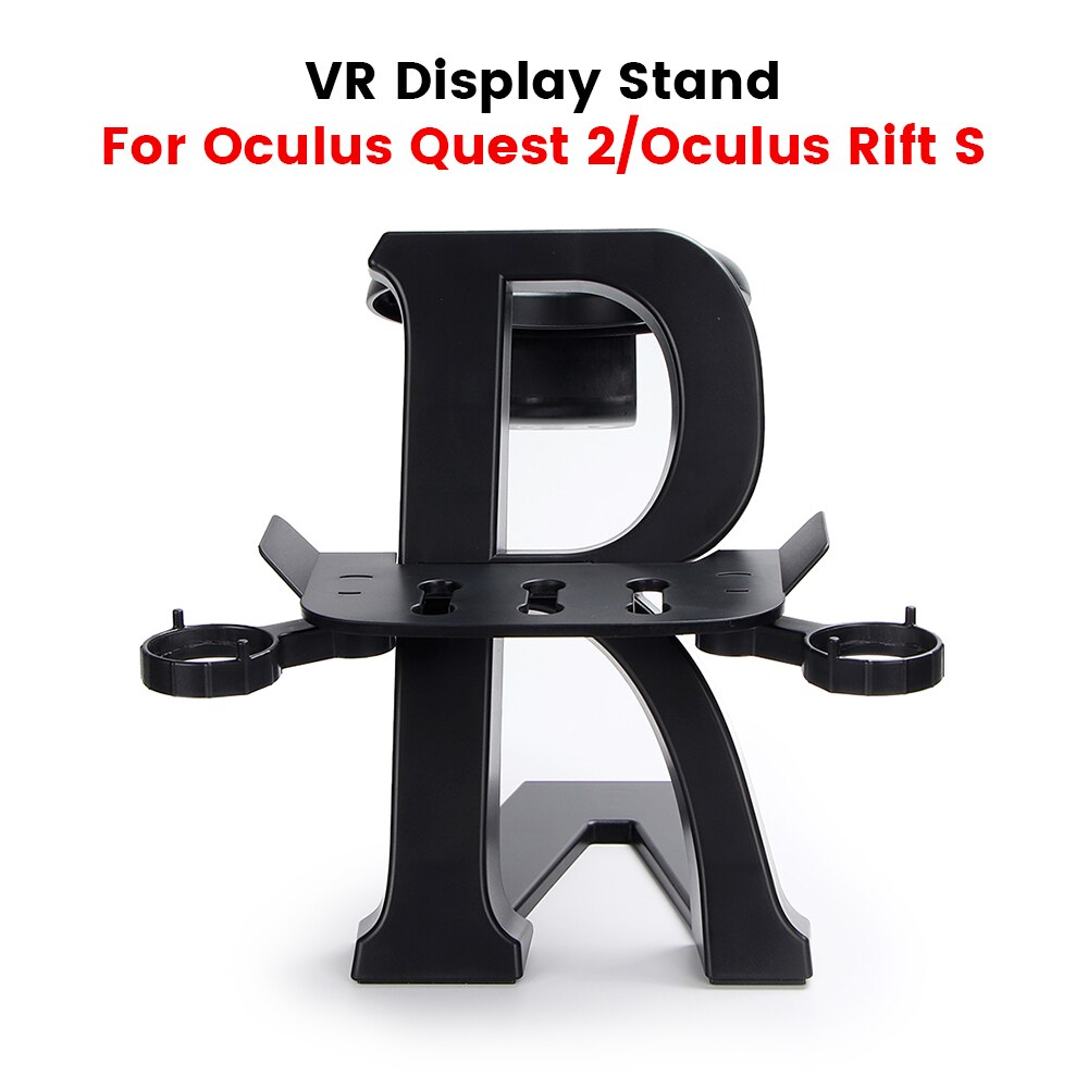 Oculus Quest 2 VR Stand Headset Display Controller Holder Mount Station For Oculus Rift Vs/Valve Index/HTC Vive VR Accessories: Type 2 BLACK