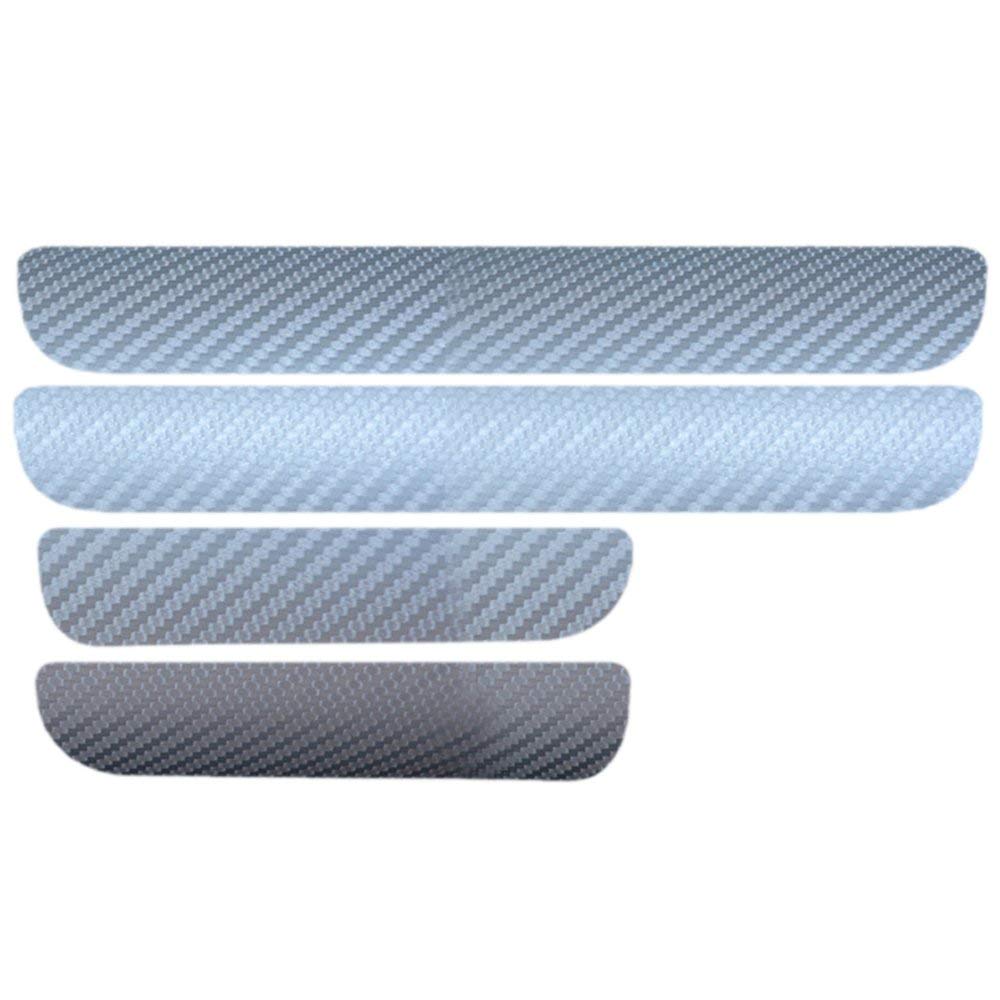 4pcs set Carbon Fiber Car Door Sill Covers Protectors For Golf 6 MK6