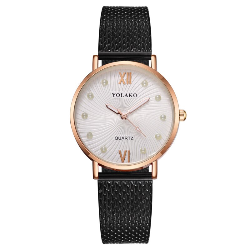 Luksus mærke ur dame armbåndsur simpelt quartz ur klassisk dame casual ur: Aj3