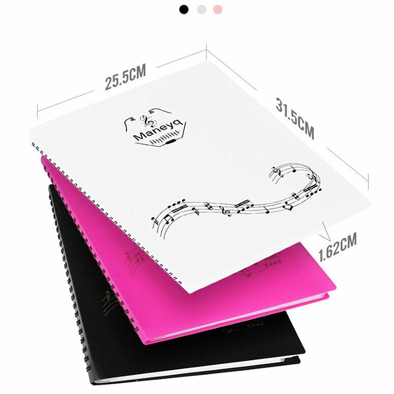 60 Pages A4 Music Practice Notebook Piano Violin Universal Five-line Notebook Music Score Accessories