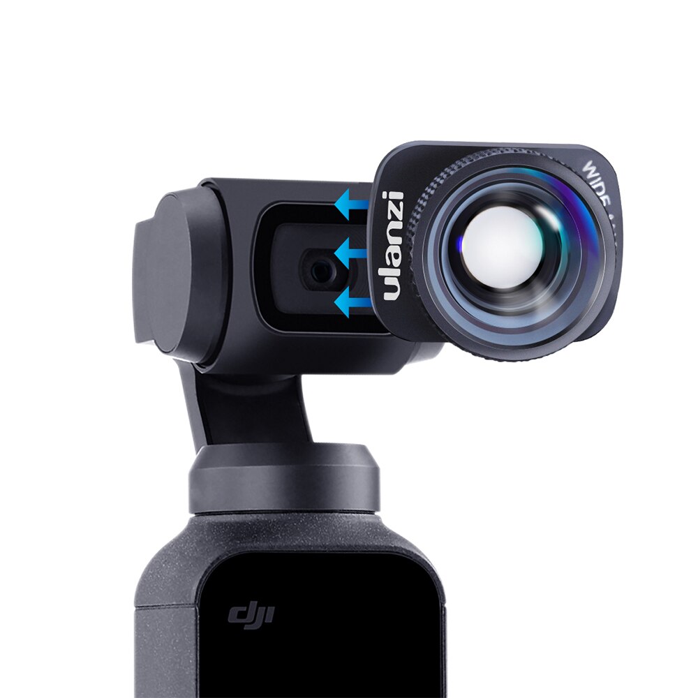 Ulanzi Magnetic 4K HD Large Wide-Angle Lens 1.33X Anamorphic Lens for DJI Osmo Pocket,Osmo Pocket Accessories OP-1 OP-5 OP-11