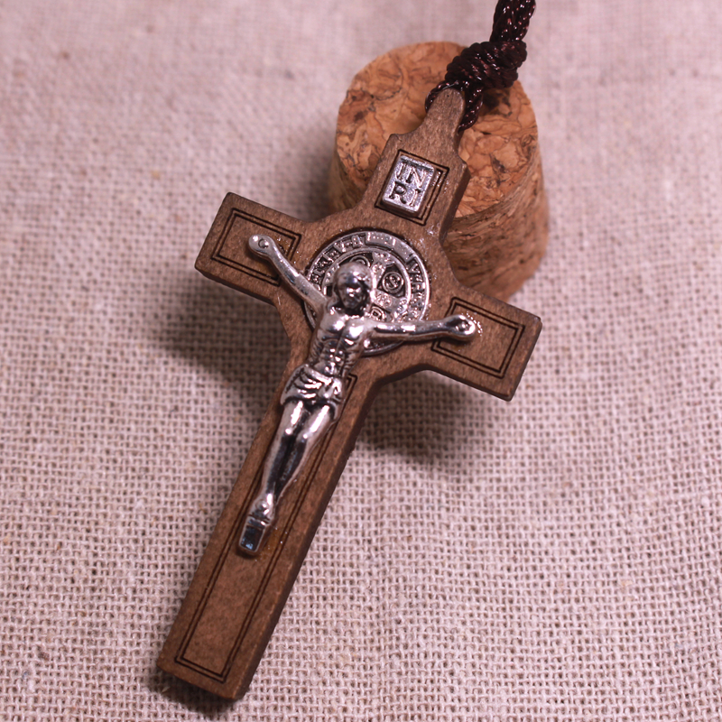 Christian Jesus Houten Kruis Katholieke Kerk Retro Houten Hanger Auto Jezus Op Cross Rosarios Catolicos Jezus Croix Kruisbeeld