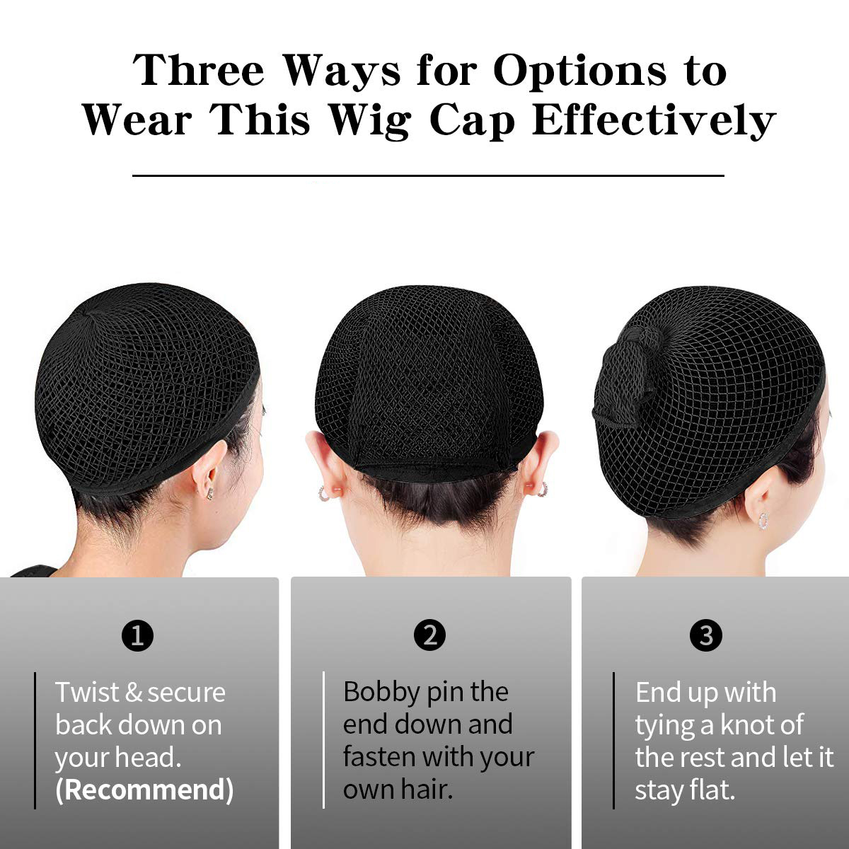 Dream Lover Mesh Perücken kappe für langes Haar, Haarnetz für Perücke, Haar kappe für Perücken, schwarz,