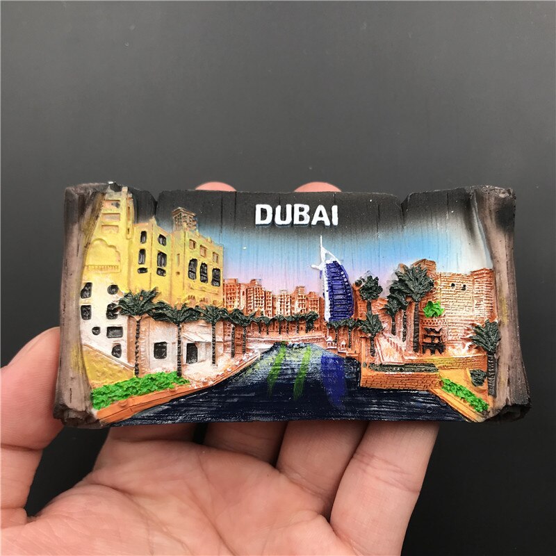 Belgia Barcelona 3D lodówka pamiątkowy magnes kraków węgierski dubaj egipt włochy hiszpania drezno bruksela rzym kleopatra rzemiosło artystyczne: Dubai