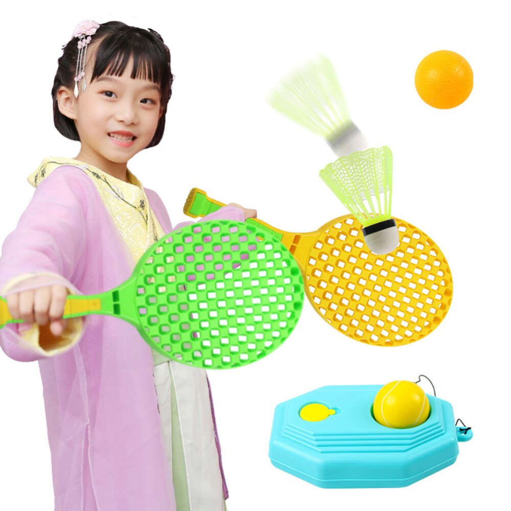 1 Set Kids Tennis Racket Tennis Training Set Educational Toys for Kids Children Toddlers (Assorted Color)