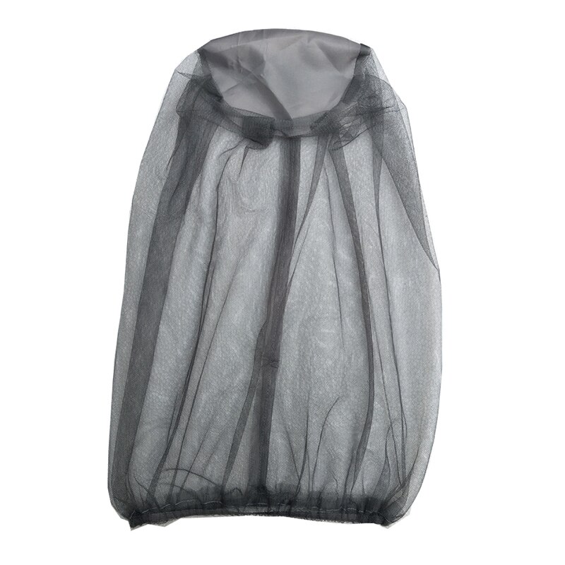Safe Comfortable Single Head Mosquito Net Shield Cover For Camping Climbing Walking Hiking Fishing Travelling Home Outdoors Tool: gray