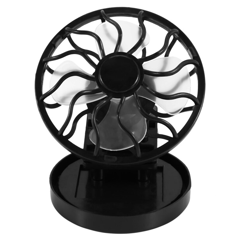 Clip-On Solar Cell Fan Sun Power Energy Panel Cooling: Default Title