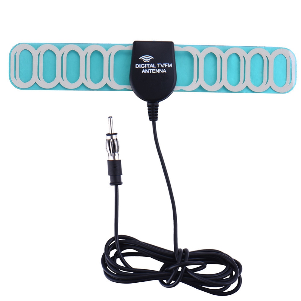 12V Auto Antenna TV/FM Stereo Radio Antenna Amplification 20db Signal Amplified Antenna Aerial For Universal Car 48-860 MHZ