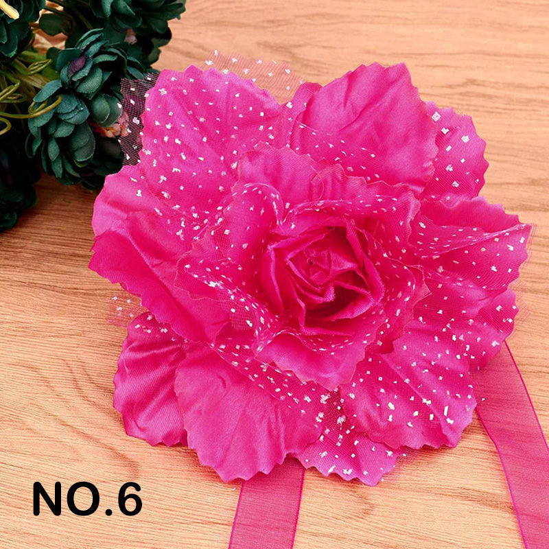 1pc Peony Flower Curtain Strap Curtain Tie Backs Home Decoration: 6