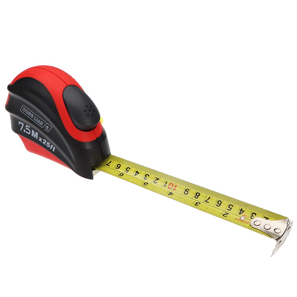 3m/5m/7.5m Magnetic Head Steel Measuring High Accuracy Tape Retractable Ruler Metric/Imperial Two Units Anti Plastic Tools