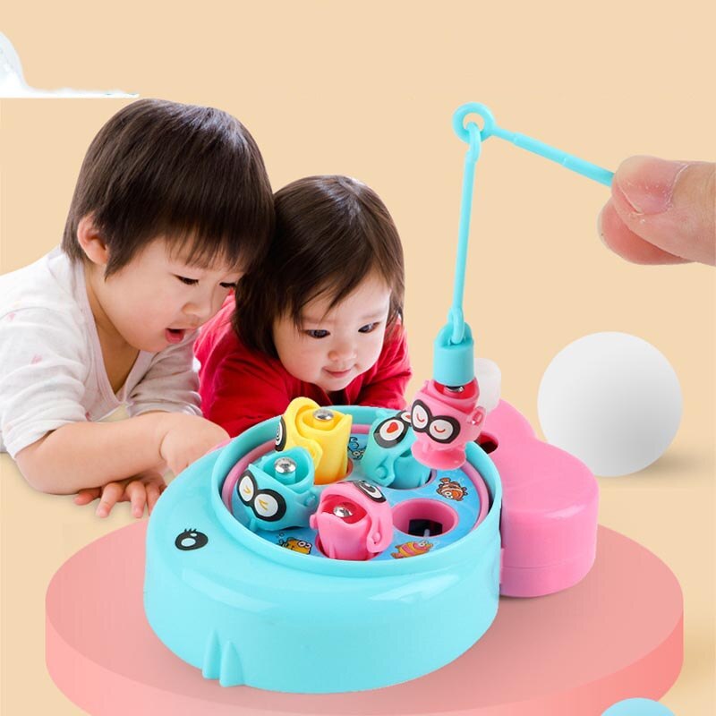 Kinderen Vissen Speelgoed Mini Wind-Up Vissen Speelgoed Magnetische Roterende Vissen Play Game Machine Educatief Clockwork Kinderen