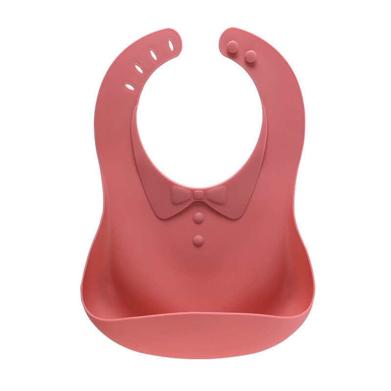 Newstyle Silicon Borstplaat Baby Bib Waterdicht Solid Baby Bandana Slabbetjes Pasgeboren Voeden Burp Doek Kwijlen Sjaal: CAMEL