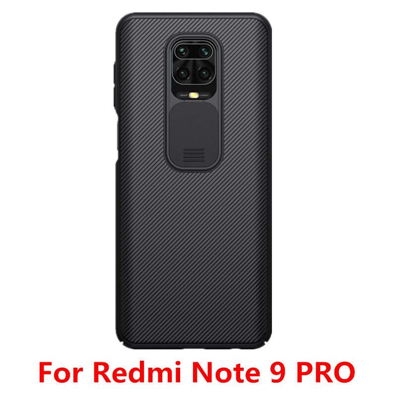 For Xiaomi Redmi Note 9s Note 9 Pro Max Phone Case PC Nillkin Slider Cover Camera Protective case For NOTE 9 NOTE9 PRO Back Cove: For Redmi NOTE 9 PRO