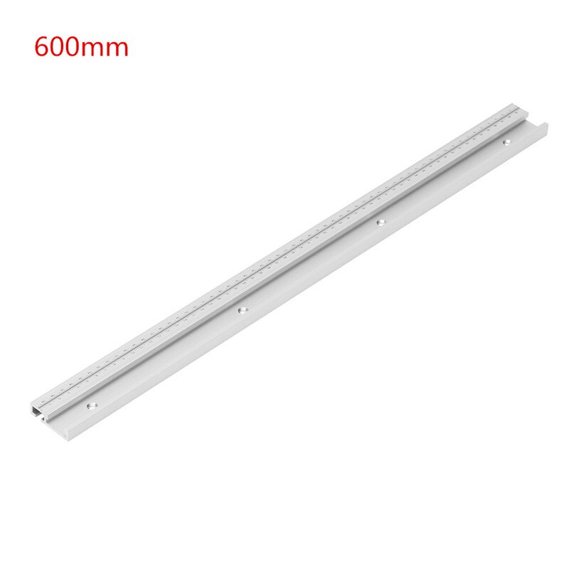 600/800/1000/1220mm Aluminum Alloy T-Track Woodworking T-slot Miter Track with Scale/Miter Track Stop Woodworking Tools: 600mm