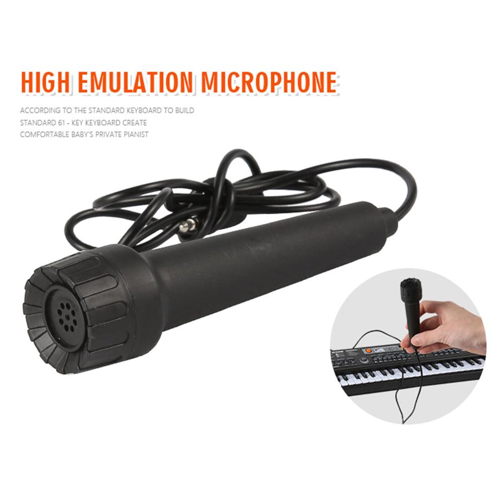 61 Key Music Electronic Keyboard Digital Piano Organ with Microphone