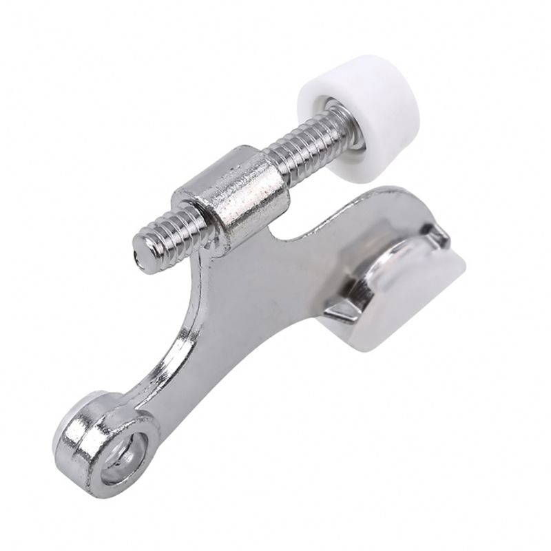 Heavy Duty Adjustable Hinge Pin Door Stopper Stops with Bumper Tip Hardware Home