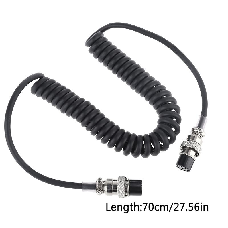 8Pin Female to 8Pin Female Aviation Microphone Mic Cable for Kenwood- Transceiver