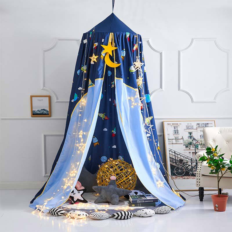 Klamboe Baby Bed Gordijn Crib Verrekening Baby Tent Baby Klamboe Kinderen Katoen Opknoping Luifel Dome