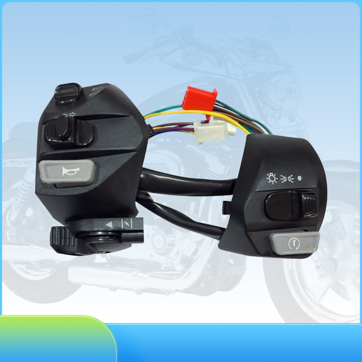 Domino switch, honey switch, motorcycle converter switch, 5 types (left+right) universal