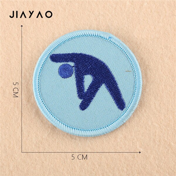 Cartoon Borduren Patch Cartoon Ronde Jongen Scout Naad Badge Naaien Strijken Kleding Accessoires Doek Stickers: 7