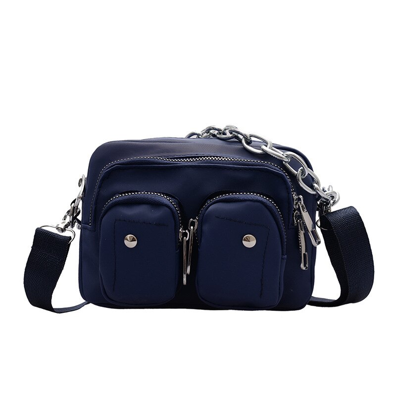 Women's Bag Running Bag Messenger Bag Summer Chest Bag Chain Mini Bag Women's Bag YUBAI: Blue