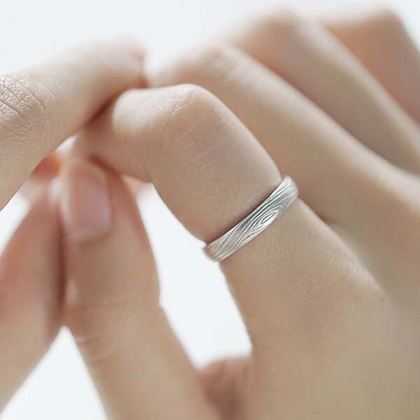 Eenvoudige Tweedelige Bijpassende Twig Ring Verstelbare Ring Vrouwen Wedding Anniversary Ring Sieraden Romantische Valentijnsdag: Men