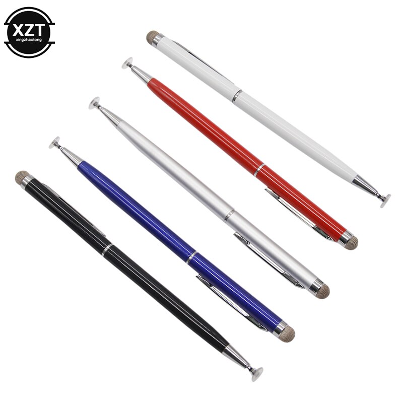 Lápiz capacitivo 2 en 1 para pantalla táctil, bolígrafo de dibujo con succionador táctil conductivo, cabeza táctil de microfibra para tableta y teléfono inteligente