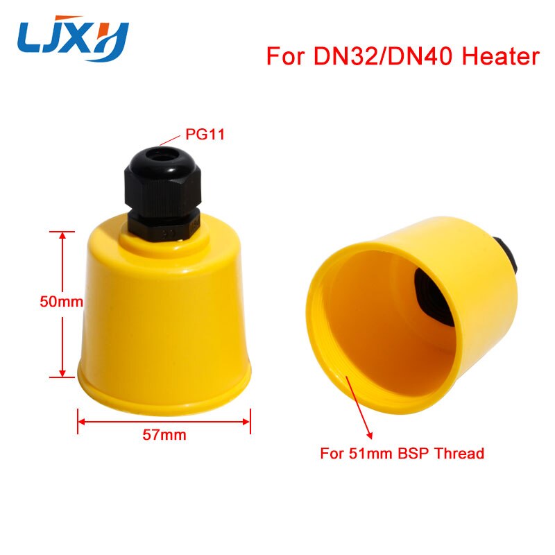 LJXH-cubierta protectora de agua para calentador de agua, accesorios de elemento calefactor para calentadores DN32 DN40 DN50: For DN32 DN40