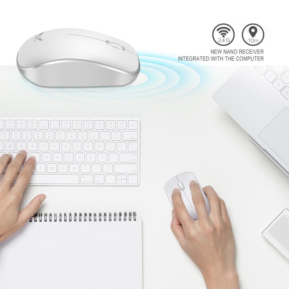 1600 DPI Optical Mouse Wireless 2.4GHz Mouse 3 Buttons Computer Mice For Laptop Mice PC