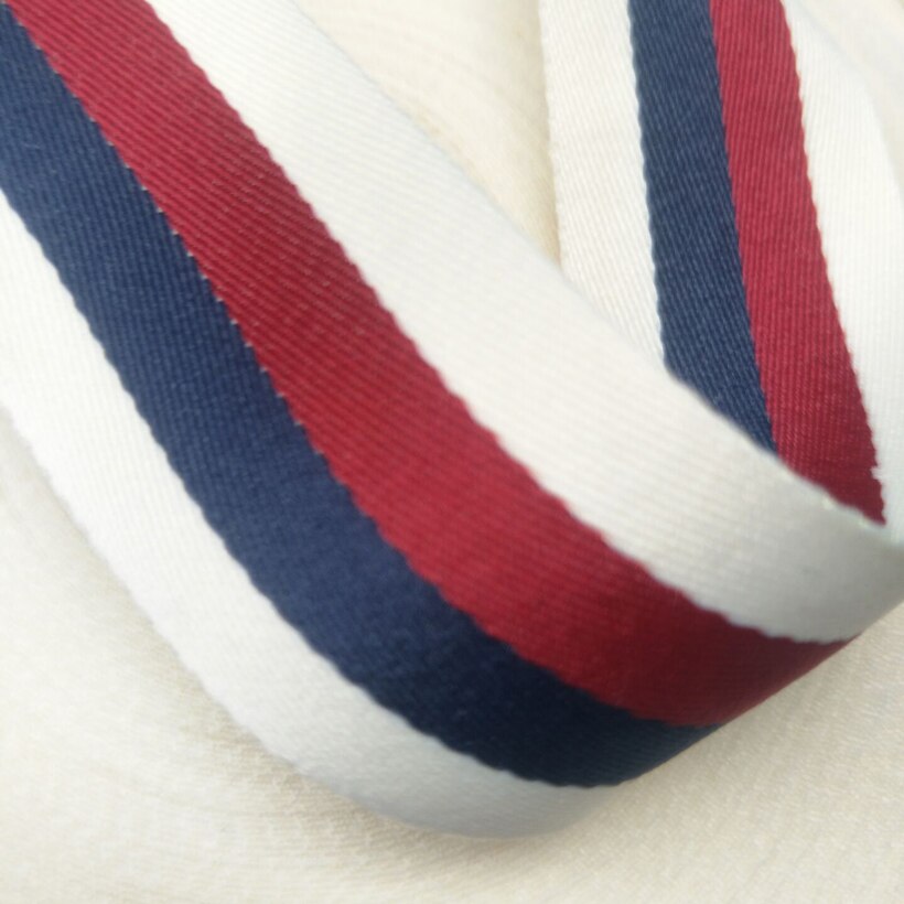 20mm 40mm beige rød blå trykt stribe grosgrain bånd bryllupstilbehør gør-det-selv håndlavet tøj sytilbehør materiale