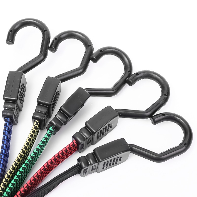 Nuovi elastici Corda per bagagli in gomma Ganci per cavi Bici Corda per legare Bagagli per biciclette Portapacchi Cinghia Gancio a fascia fissa Accessori per auto