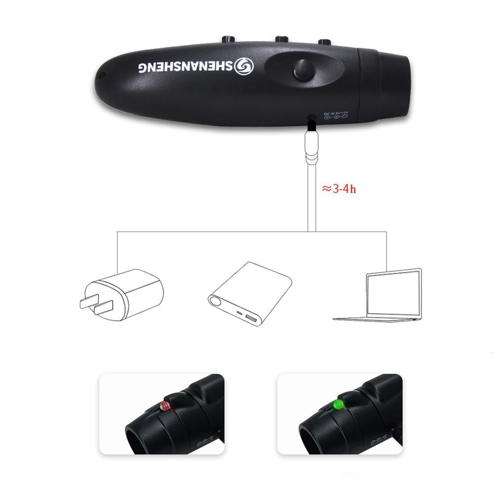 Electronic Whistle Rechargeable Outdoor Training Traffic Command 3 Tone High-decibel Safety Whistle