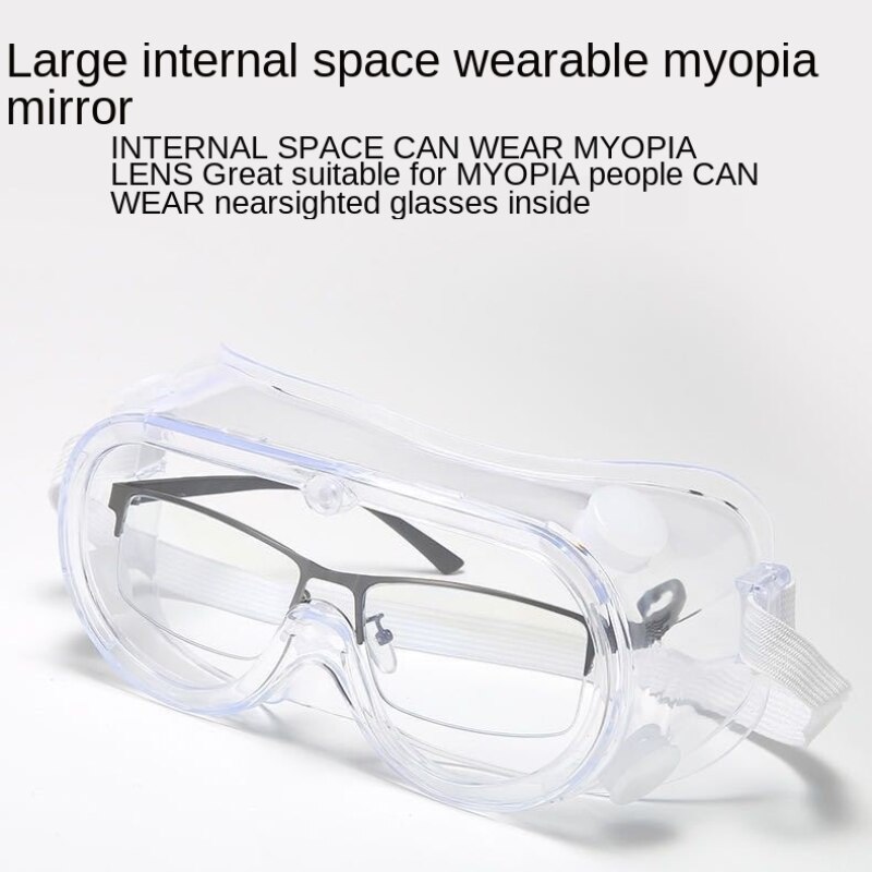 Anti-fog Goggles Safety Goggles Eye Protection Lab Glasses Anti-Sneeze Liquid Sports Protection Goggles Anti-Droplets Windproof
