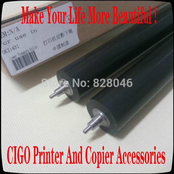 For Okidata B411 B412 B431 B432 Lower Pressure Roller,For Oki B411d B411dn B412dn B431d B431dn B432dn B512dn Lower Fuser Roller