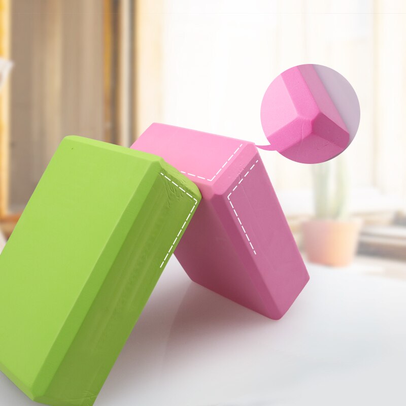 EVA Gym Blocks Foam Brick Training Exercise Fitness Set Tool Yoga Bolster Pillow Cushion Stretching Body Shaping Health Training