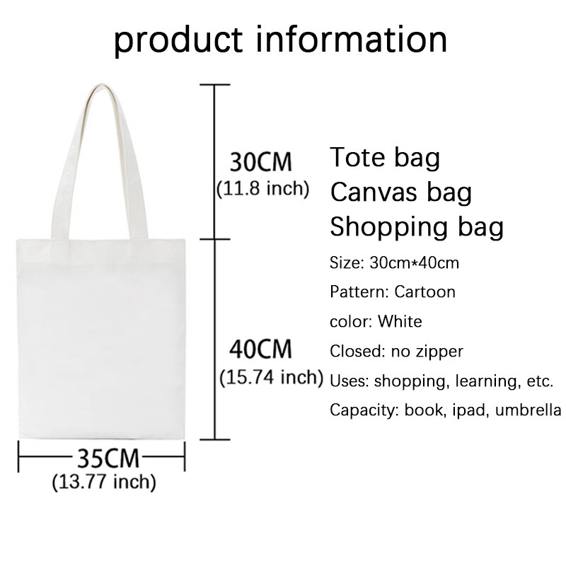 Pogue Leven Buitenste Banken Tv Print Shopper Bag Tote Bag Shopping Reistassen Canvas Handtas Grote Capaciteit College Strand tas