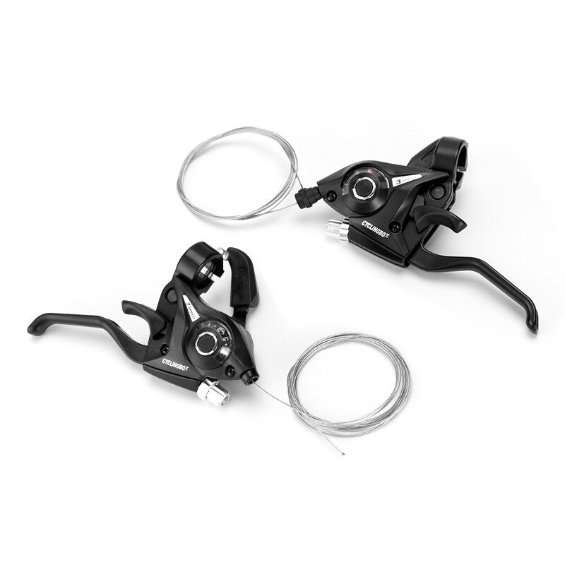 21 Speed Shift Lever Shifter Right Left Bicycle Derailleur MTB Mountain Hybrid Bike Bicycle Parts Transmission Trigger Set: Left right finger