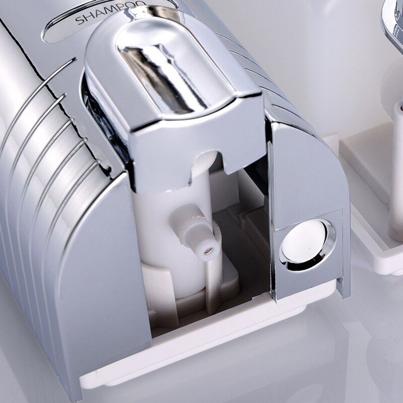 Dispensador de jabón doble montado en la pared, dispensador de champú y jabón, ayudante de ducha para baño, accesorios de Ducha