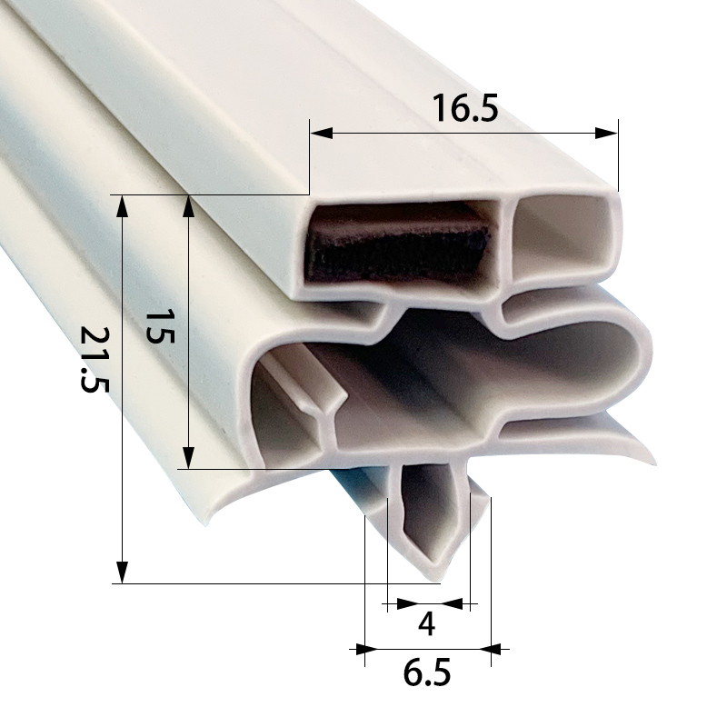 2.5-10m Refrigerator refrigerator seal with low temperature and thickening magnetic door seal for commercial household use