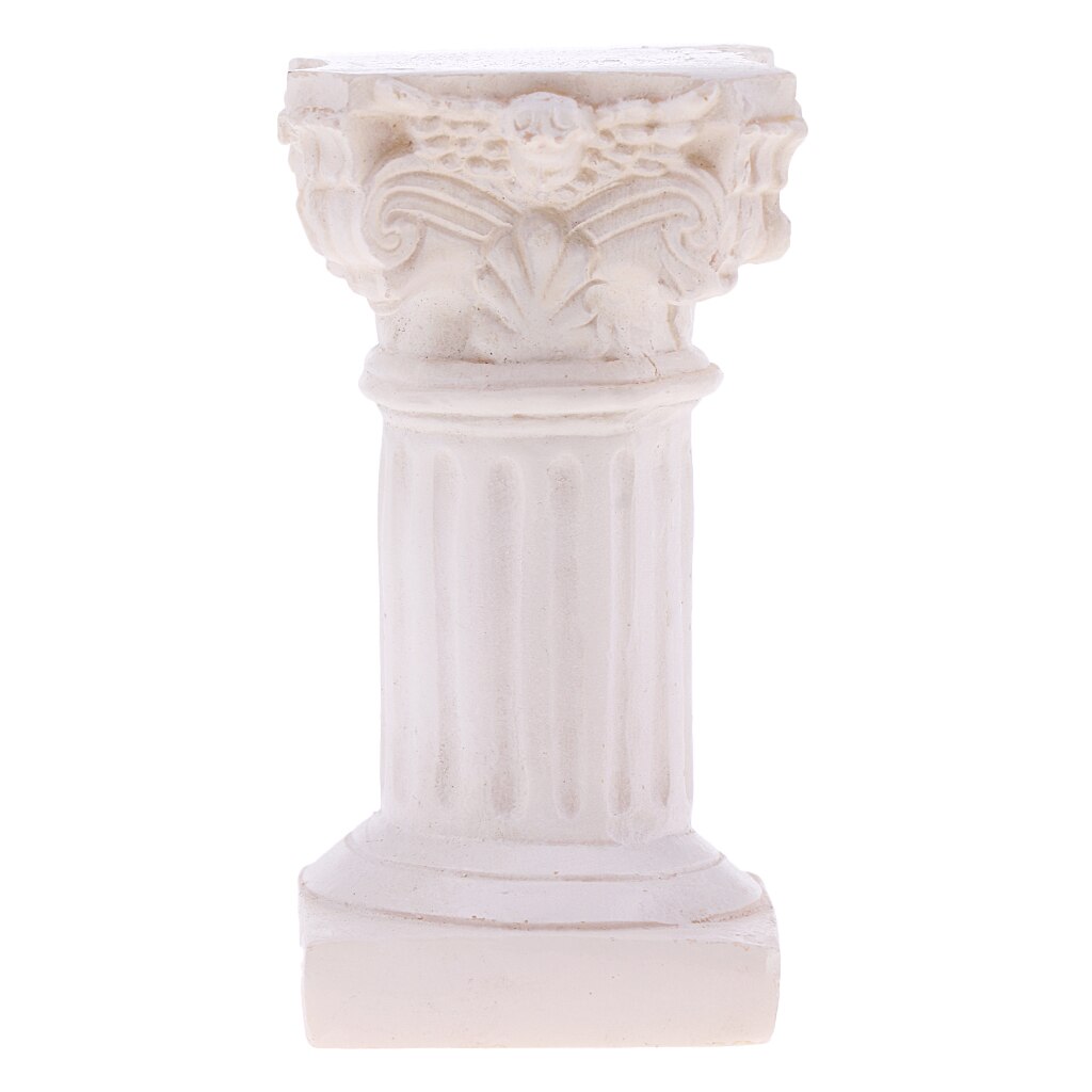 Harz Römischen Spalte Marmor-Säule Modell Statue für Sandplay Sand Tabelle Spiel Bausätze 1,37x1,37x2,63 zoll
