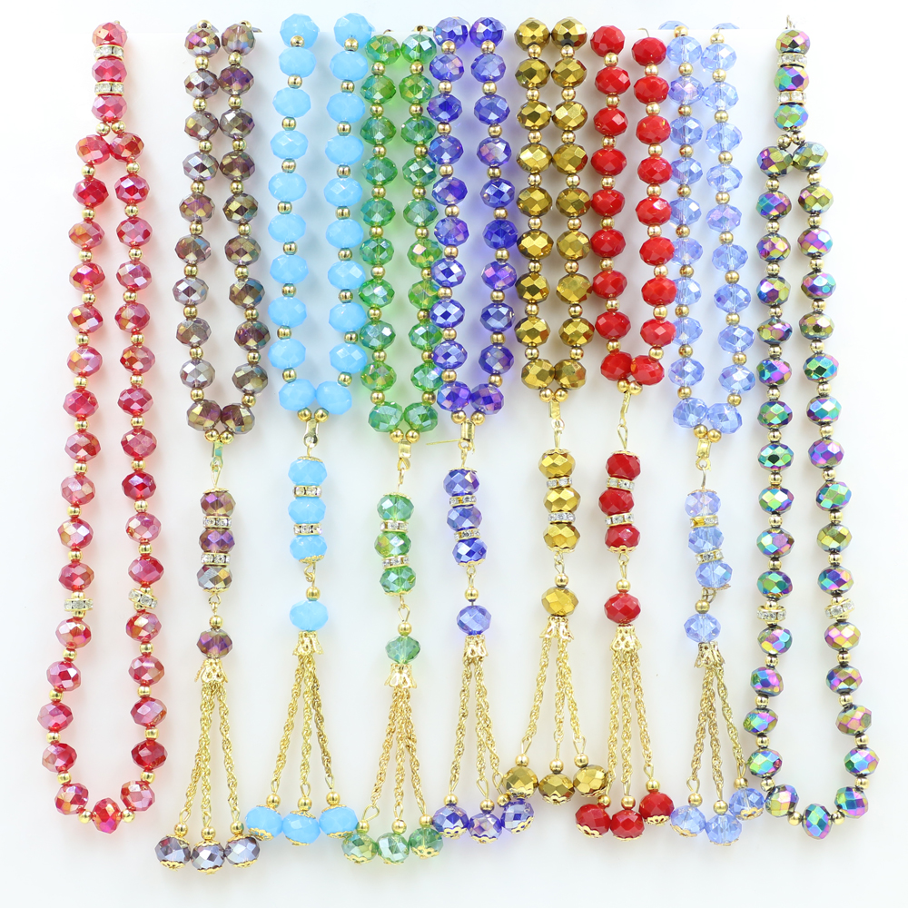 Tasbih perles de prière bracelet Islam musulman perle de prière Tasbeeh compteur Zikr chapelet perles Masbaha méditation Bracelets pour femme hommes