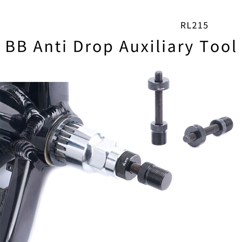 Bicycle Bottom Bracket Removal Tools for Square Hole & Spline Axis BB Anti Bike Disassembly Repair Socket Fixing Rod